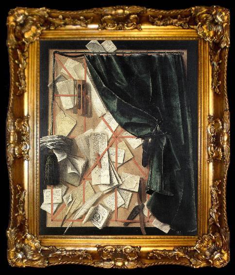 framed  GIJBRECHTS, Cornelis Trompe l oeil, ta009-2